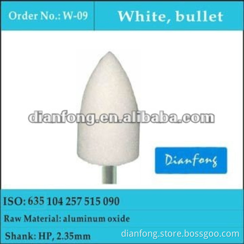 HP fine white corundum rotary abrasive tool